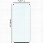 Folie sticla securizata Bizon Glass Edge compatibila cu Xiaomi Redmi Note 17, Negru 3 - lerato.ro