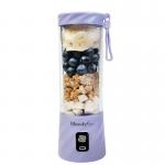 Blender portabil BlendyGo 3, 14.4W, Capacitate 550 ml, Autonomie baterie 25 de utilizari, USB-C, Mov 2 - lerato.ro