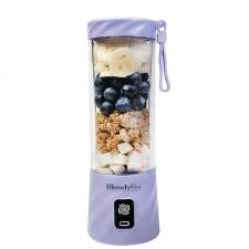 Blender portabil BlendyGo 3, 14.4W, Capacitate 550 ml, Autonomie baterie 25 de utilizari, USB-C, Mov