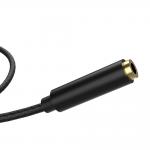 Adaptor BlitzWolf BW-AA2, tata USB-C la mama mini jack 3.5 mm, 12cm, Negru 6 - lerato.ro