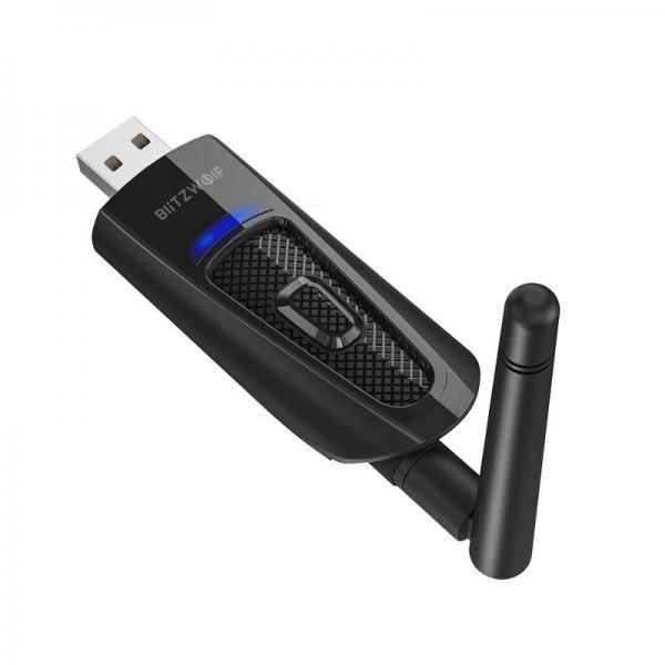 Transmitator audio BlitzWolf BW-BR1 Pro, USB, AUX, Bluetooth 5.0, Negru 1 - lerato.ro