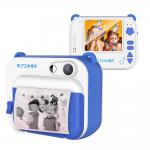 Camera foto instant BlitzWolf BW-DP1 Blue pentru copii, Acumulator 1000 mAh, Memorie 32 GB, Albastru 4 - lerato.ro