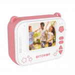 Camera foto instant BlitzWolf BW-DP1 Pink pentru copii, Acumulator 1000 mAh, Memorie 32 GB, Roz 3 - lerato.ro