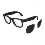 Ochelari de soare smart BlitzWolf BW-AG1 Pro AI, Rama rotunda, Lentile inetrschimbabile, Functii AI, Audio, Camera 8MP / 4K, 290mAh, Autonomie 7h, Bluetooth 5.3, WiFi, IP65, Negru 3 - lerato.ro