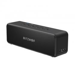 Boxa portabila wireless Blitzwolf BW-WA4, Bluetooth 5.0, 4000 mAh, 30W, Microfon, USB-C, IPX6, Negru