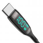 Cablu pentru incarcare si transfer de date BlitzWolf BW-TC23, 2x USB-C, 100W, 1.8m, Negru 3 - lerato.ro