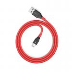 Cablu pentru incarcare si transfer de date BlitzWolf BW-MF11, USB/Lightning, certificare MFi, 2.4A, 30cm, Rosu 6 - lerato.ro
