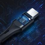 Cablu pentru incarcare si transfer de date BlitzWolf BW-MC12, USB/Micro-USB, Quick Charge 3.0, 2A, 30cm, Rosu