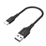 Cablu pentru incarcare si transfer de date BlitzWolf BW-TC13, USB/USB Type-C, 3A, 30cm, Negru 3 - lerato.ro