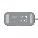 Adaptor HUB aluminiu 6-in-1 BlitzWolf BW-TH10, USB-C - 3x USB 3.0, 1x HDMI, 1x RJ45, 1x USB-C 3.0 100W, 2 moduri, 12cm, Silver