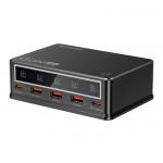 Incarcator retea Blitzwolf BW-i9, 3x USB si 2x USB-C, 110W, Negru 2 - lerato.ro