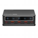 Incarcator retea Blitzwolf BW-i9, 3x USB si 2x USB-C, 110W, Negru 3 - lerato.ro