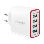 Incarcator retea BlitzWolf BW-PL5, 4x USB, Quick Charge 3.0, 30W, Alb 2 - lerato.ro