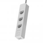 Prelungitor Smart BlitzWolf pentru interior, tripla, 2 porturi USB, 1.4 m, WiFi, Alb 2 - lerato.ro