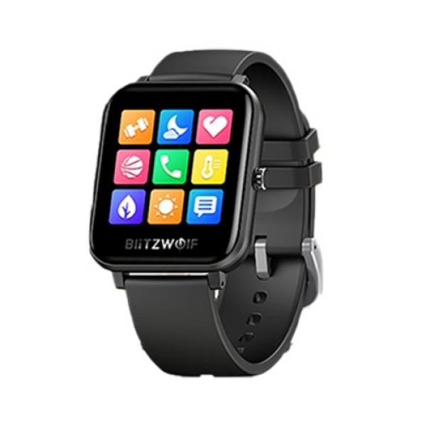 Ceas smartwatch BlitzWolf BW-GTC, 230 mAh, IP67, Bluetooth 5.0, Black 1 - lerato.ro