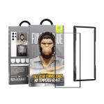 Folie sticla Blueo Full AB Glue 3D Curved Glass compatibila cu Samsung Galaxy S24 Ultra, Negru 2 - lerato.ro