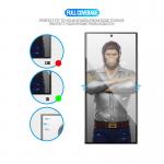 Folie sticla Blueo Full AB Glue 3D Curved Glass compatibila cu Samsung Galaxy S24 Ultra, Negru 3 - lerato.ro