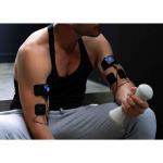 Set 2 aparate Smart Electrostimulare  Bluetens Duo Sport 2, 12 electrozi inclusi, Stimulare TENS / EMS, Reduce tensiunea, Stimuleaza circulatia, Tratament durere, 500 mAh, Incarcare USB-C, Bluetooth, Negru 12 - lerato.ro