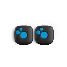 Set 2 aparate Smart Electrostimulare  Bluetens Duo Sport 2, 12 electrozi inclusi, Stimulare TENS / EMS, Reduce tensiunea, Stimuleaza circulatia, Tratament durere, 500 mAh, Incarcare USB-C, Bluetooth, Negru