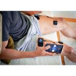 Set 2 aparate Smart Electrostimulare  Bluetens Duo Sport 2, 12 electrozi inclusi, Stimulare TENS / EMS, Reduce tensiunea, Stimuleaza circulatia, Tratament durere, 500 mAh, Incarcare USB-C, Bluetooth, Negru 10 - lerato.ro