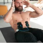 Set 6 electrozi Bluetens pentru abdomen, Reutilizabili, Negru 6 - lerato.ro