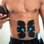 Set 6 electrozi Bluetens pentru abdomen, Reutilizabili, Negru 9 - lerato.ro