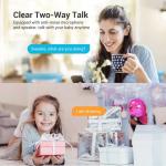 Camera de supraveghere IP Wireless Blurams A10C Home Pro, Night Vision, Sunet 2-Way, Aplicatie dedicata, Acces cloud, Control distanta, Alb 5 - lerato.ro