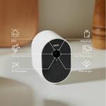 Camera de supraveghere IP WiFi Blurams A11C pentru exterior, fara fir, Color Night Vision, Sunet 2-Way, Aplicatie dedicata, Acces cloud, Control distanta, Alb 3 - lerato.ro