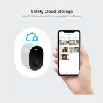 Camera de supraveghere IP WiFi Blurams A11C pentru exterior, fara fir, Color Night Vision, Sunet 2-Way, Aplicatie dedicata, Acces cloud, Control distanta, Alb 7 - lerato.ro