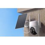 Camera de supraveghere cu panou solar Botslab PT W313, Exterior, 3MP, Control vocal, IP65, WiFi, Alb 7 - lerato.ro