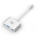 Adaptor Splitter BOX Products USB-C la VGA / USB-A 3.0 / USB-C, 5 Gbps, 75 × 48 × 21 mm, Silver 4 - lerato.ro