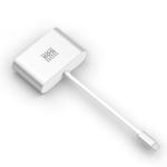 Adaptor Splitter BOX Products USB-C la VGA / USB-A 3.0 / USB-C, 5 Gbps, 75 × 48 × 21 mm, Silver 6 - lerato.ro