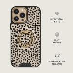 Suport universal pentru telefon Burga Ring Holder, Compatibil MagSafe, Almond Latte Gold 3 - lerato.ro