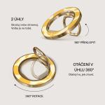 Suport universal pentru telefon Burga Ring Holder, Compatibil MagSafe, Lemon Tart Gold 4 - lerato.ro