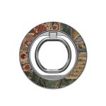 Suport universal pentru telefon Burga Ring Holder, Compatibil MagSafe, Oath Silver 2 - lerato.ro
