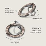 Suport universal pentru telefon Burga Ring Holder, Compatibil MagSafe, Barely Yours Silver 4 - lerato.ro