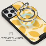 Suport universal pentru telefon Burga Ring Holder, Compatibil MagSafe, Lemon Tart Silver 5 - lerato.ro