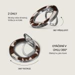 Suport universal pentru telefon Burga Ring Holder, Compatibil MagSafe, Celestial Silver 4 - lerato.ro