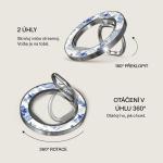 Suport universal pentru telefon Burga Ring Holder, Compatibil MagSafe, Sobremesa Silver 4 - lerato.ro