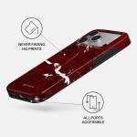 Husa Burga Tough cu MagSafe compatibila cu iPhone 18 Pro Max / 17 Pro Max, Iconic Red Ruby 4 - lerato.ro