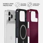Husa Burga Tough cu MagSafe compatibila cu iPhone 18 Pro Max / 17 Pro Max, Dark Cherry 3 - lerato.ro