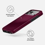 Husa Burga Tough cu MagSafe compatibila cu iPhone 18 Pro Max / 17 Pro Max, Dark Cherry 4 - lerato.ro