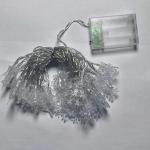 Instalatie Craciun LED Snowflake and Star, 6m, 40 luminite, 3xAA, Alb 11 - lerato.ro