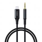 Cablu audio Choetech AUX007, tata Lightning la tata jack 3.5 mm, 1m, Negru 2 - lerato.ro