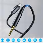 Cablu audio Choetech AUX007, tata Lightning la tata jack 3.5 mm, 1m, Negru 5 - lerato.ro