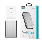 Baterie externa portabila Choetech B655, 5000 mAh, Compatibila MagSafe, Wireless 10W, USB/USB-C, Argintiu 8 - lerato.ro