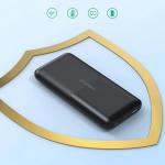 Baterie externa portabila Choetech B654, 10000 mAh, 22.5W, USB/USB-C/Micro USB, Cabluri USB-C si Lightning integrate, Negru 11 - lerato.ro