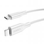Cablu pentru incarcare si transfer de date Choetech IP0040, USB-C/Lightning, 30W, 1.2m, Alb 5 - lerato.ro