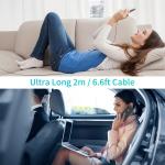 Cablu pentru incarcare si transfer de date Choetech IP0041, USB-C/Lightning, 3A, 2m, Negru 7 - lerato.ro