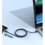 Cablu pentru incarcare si transfer de date Choetech XCC-1054, 2x USB-C, 240W, 1.2m, Negru 7 - lerato.ro